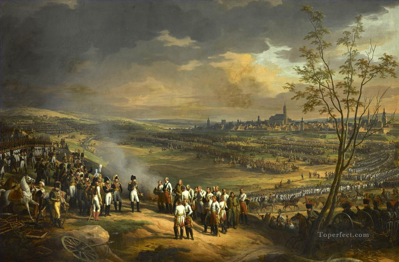 ウルムの街の再建 1805 年 10 月 20 日 シャルル・テブナン軍事戦争油絵